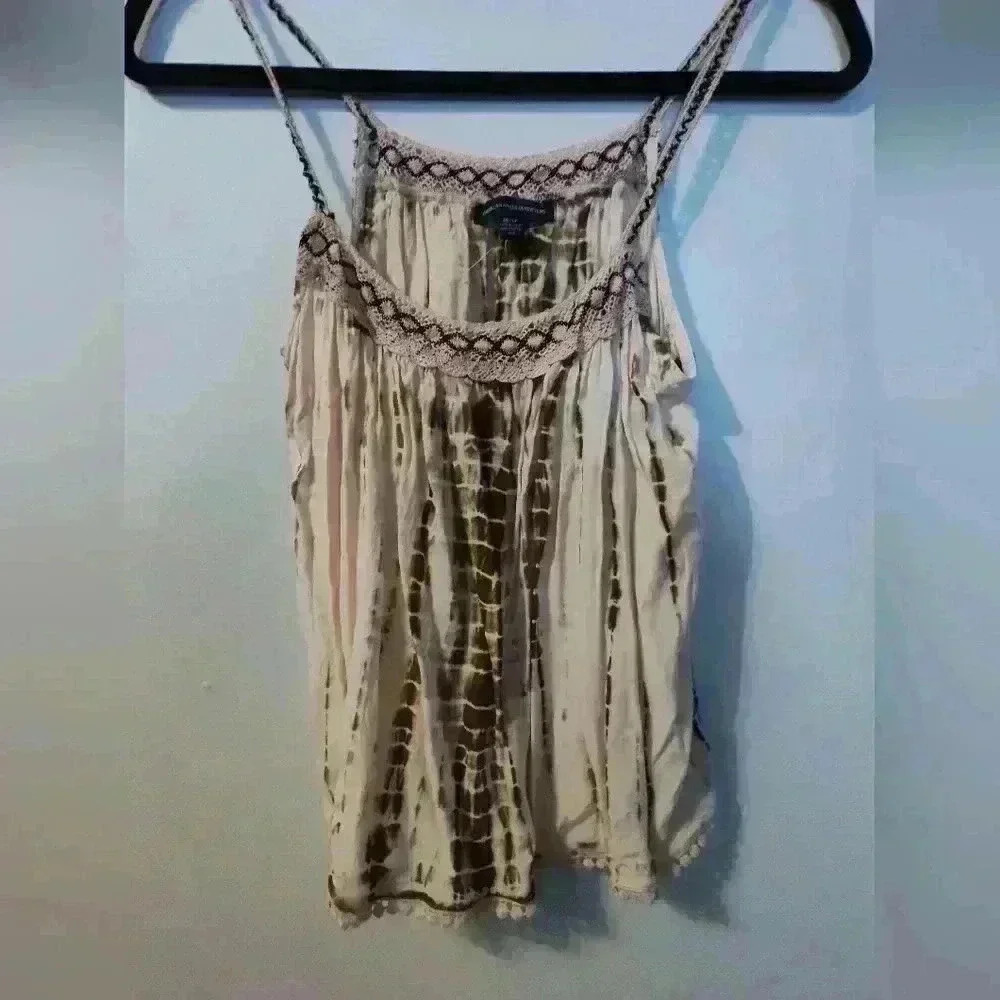 American Eagle Outfitters Tie Dye Cropped Tank Top Size xs/tp #96